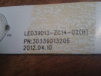 Лот: 18224919. Фото: 2. Led-string ,LED39D13-ZC14-01(B... Запчасти для бытовой техники