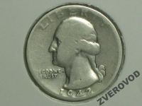Лот: 5929180. Фото: 2. США 25 центов quarter 1942 серебро... Монеты