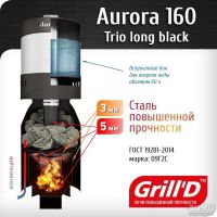 Лот: 8381605. Фото: 5. Печь Grill’D Aurora 160 Trio long...