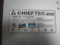 Лот: 10330298. Фото: 2. Блок питания chieftec 600W новый. Комплектующие