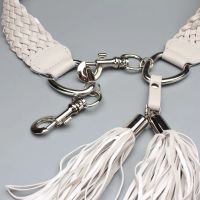 Лот: 4325668. Фото: 3. Ремень Dispacci белый (новый... Одежда, обувь, галантерея