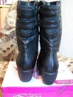 Лот: 5949677. Фото: 2. Новые чёрные зимние сапоги / возможен... Женская обувь