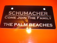 Лот: 13277604. Фото: 4. Табличка под Японский номер "Schumacher...