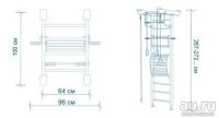 Лот: 12093909. Фото: 2. Шведская стенка для взрослых и... Тренажеры, комплексы
