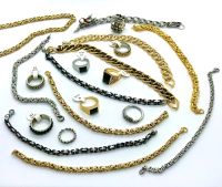 Лот: 16727248. Фото: 4. ⛓ Мужской набор стальной: кольцо...
