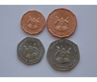 Лот: 8764323. Фото: 2. Уганда набор из 4 монет 1987 года... Монеты