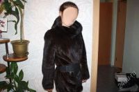Лот: 2470169. Фото: 2. Норковая шубка с капюшоном р... Женская одежда