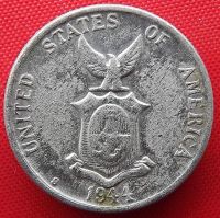 Лот: 4673367. Фото: 2. (№3542) 5 центов 1944 (Филиппины... Монеты