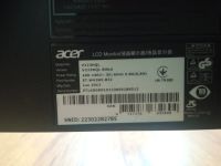Лот: 25254873. Фото: 3. Монитор acer V223HQL bobd (1920X1080... Компьютеры, оргтехника, канцтовары