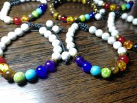 Лот: 16930981. Фото: 2. Браслет из говлита чакровый. Ювелирные изделия, бижутерия, часы