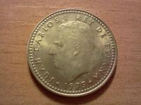 Лот: 6429592. Фото: 2. 1 песета испания. Монеты