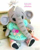 Лот: 9666552. Фото: 3. Слоняша Пуговка. Ручная работа