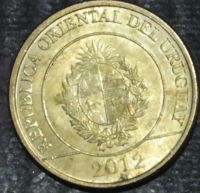Лот: 20055737. Фото: 2. Экзотика с рубля (81856) Уругвай. Монеты