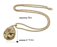 Лот: 7461282. Фото: 4. Ожерелье с подвеской, горный хрусталь