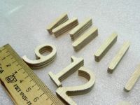 Лот: 19545922. Фото: 5. Цифры для часов из фанеры 10 мм...