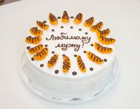 Лот: 6772673. Фото: 2. Домашний торт "Сливочно-мандариновый... Кондитерские изделия, конфеты