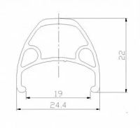 Лот: 22907163. Фото: 2. Обод Author Radon Pro 27,5&quot... Велоспорт