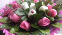 Лот: 6273756. Фото: 3. Букетик роз из мыльных цветов... Сувениры, подарки