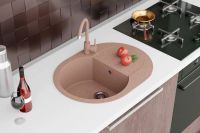 Лот: 24689362. Фото: 2. Мойка врезная с крылом POLYGRAN... Сантехника, водопровод