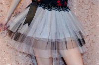 Лот: 870140. Фото: 3. Пышная юбка пачка черно-белая... Одежда, обувь, галантерея