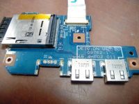 Лот: 7288397. Фото: 4. Плата с USB портами + картиридер... Красноярск