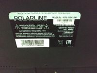 Лот: 18756337. Фото: 3. Телевизор Led Polarline 43pl51stc-sm... Бытовая техника