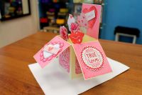 Лот: 6866605. Фото: 2. Открытка Pop-Up для влюбленных. Ручная работа