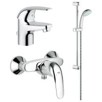 Лот: 8107348. Фото: 3. Grohe EuroEco - Душевой гарнитур... Строительство и ремонт