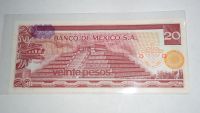 Лот: 20861957. Фото: 2. Мексика , 20 песо , 1976 г... Банкноты