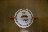 Лот: 6147194. Фото: 4. Сахарница фарфор Кузнецов сюжетная... Красноярск