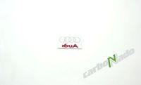 Лот: 14363466. Фото: 2. Нашивка AUDI белая. Военная атрибутика
