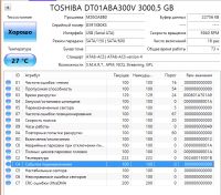 Лот: 20853128. Фото: 2. Жесткий диск 3000 Гб/Toshiba/3... Комплектующие