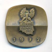 Лот: 21248309. Фото: 2. Польша медаль Польский олимпийский... Значки, медали, жетоны