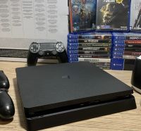 Лот: 20421624. Фото: 2. PlayStation 4 Slim Отличное Состояние. Игровые приставки, консоли, видеоигры