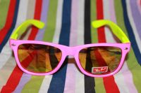 Лот: 4011857. Фото: 3. Очки Ray Ban Розово-желтый с зеркальными... Одежда, обувь, галантерея