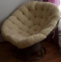 Лот: 4316845. Фото: 2. Кресло из ротанга "Papasan". Мягкая мебель