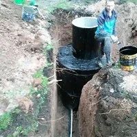 Лот: 7775019. Фото: 9. Септик из жб колец под ключ#Кессон...