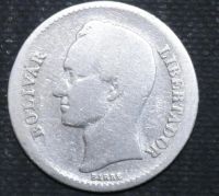 Лот: 11399834. Фото: 2. Венесуэла. 1936 год. Серебро. Монеты