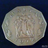 Лот: 480009. Фото: 2. Мальта 50 центов 1972. Монеты