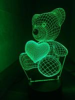 Лот: 11066325. Фото: 5. 3d ночник с сенсорным датчиком