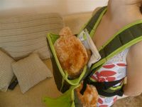 Лот: 1231666. Фото: 2. Детский рюкзак-переноска(кенгуру... Дети растут