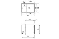 Лот: 23705453. Фото: 3. Мойка врезная с крылом Teka Stone. Строительство и ремонт