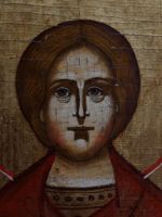 Лот: 17076843. Фото: 3. Икона святого Димитрия Солунского. Коллекционирование, моделизм