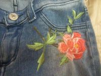Лот: 11122217. Фото: 3. Джинсы-стрейч летние на девочку... Дети растут