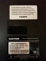 Лот: 21579170. Фото: 2. Плата управления матрицей hty-43fhd06b-s2. Запчасти для бытовой техники