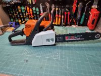 Лот: 17455333. Фото: 3. Бензопила stihl Ms 180 2014 оригинал. Строительство и ремонт