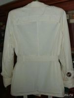 Лот: 10996342. Фото: 2. Куртка (пиджак, ветровка) белая... Женская одежда