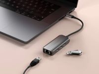 Лот: 24928843. Фото: 12. USB-хаб Satechi USB-C 4-in-1 с...