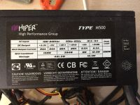 Лот: 11358502. Фото: 2. блок питания hiper type m500. Комплектующие