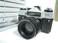 Лот: 3745235. Фото: 3. Zenit ET + объектив helios 44-2... Фото, видеокамеры, оптика